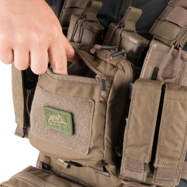 Chest Rig treningowy Czarny i Szary - Helikon