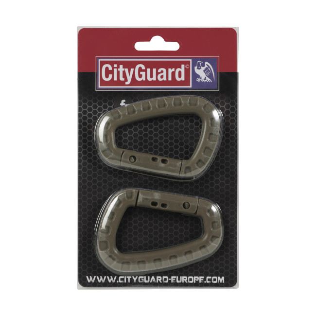 Zestaw 2 karabińczyków coyote - CityGuard