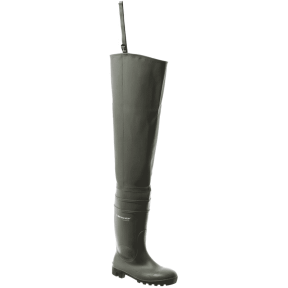 THIGH SAFETY SB.P.E Buty do uda PVC zielone