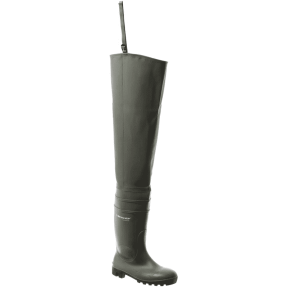 THIGH SAFETY SB.P.E Buty do uda PVC zielone