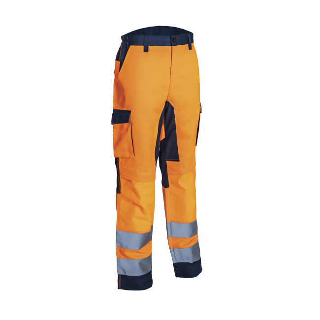 Warnschutzhose HIBANA Orange und Marine - Coverguard