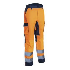 Warnschutzhose HIBANA Orange und Marine - Coverguard