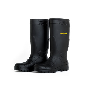 Lekkie i elastyczne buty z poliuretanu Czarne - GoodYear