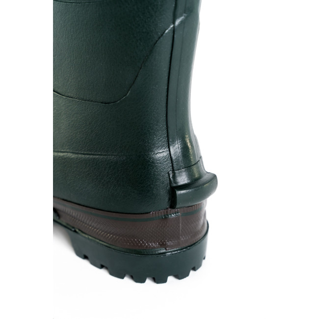 Rubberlaarzen Bosgroen 100% handgemaakt + Neopreen voering met stalen inzetstuk - GoodYear