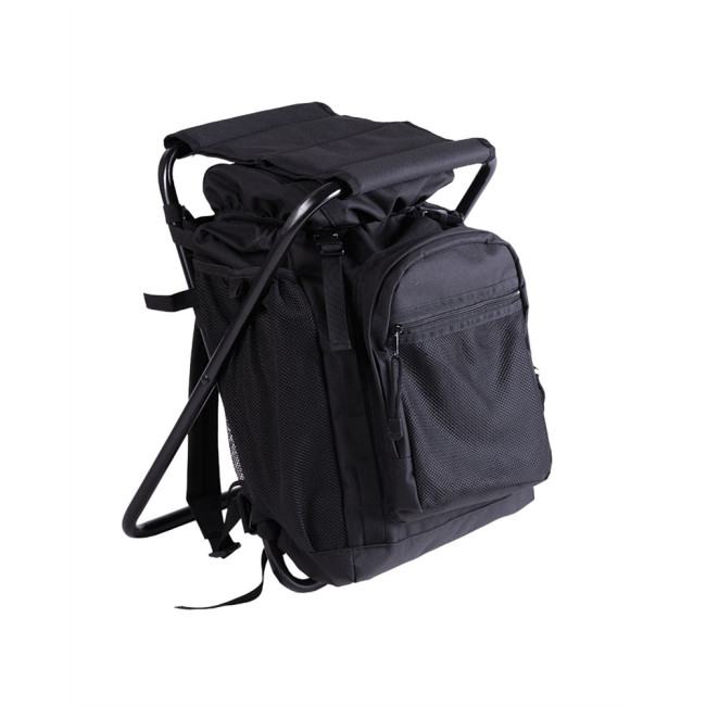 SAC À DOS AVEC TABOURET NOIR - Miltec
