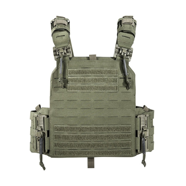 PORTE-PLAQUE À DÉSAGRAFAGE RAPIDE LASERCUT TT PLATE CARRIER QR LC - OLIVE - TASMANIAN TIGER