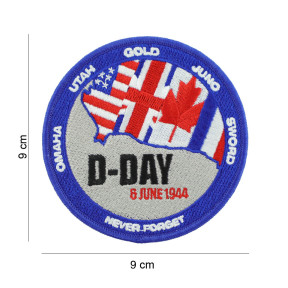 Patch D-Day Never forget 19081 - Fostex Garments
