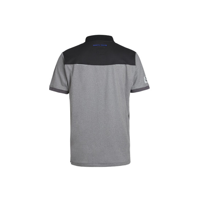 POLO DE TRAVAIL HORTEN NOIR / GRIS CHINÉ - NORTH WAYS