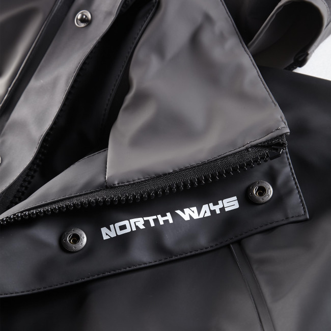 VESTE DE PLUIE DE TRAVAIL MORAY GRIS / NOIR - NORTH WAYS