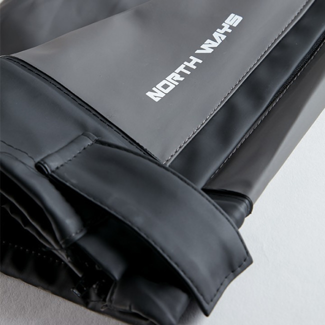 PANTALON DE PLUIE DE TRAVAIL PIRANHA GRIS / NOIR - NORTH WAYS