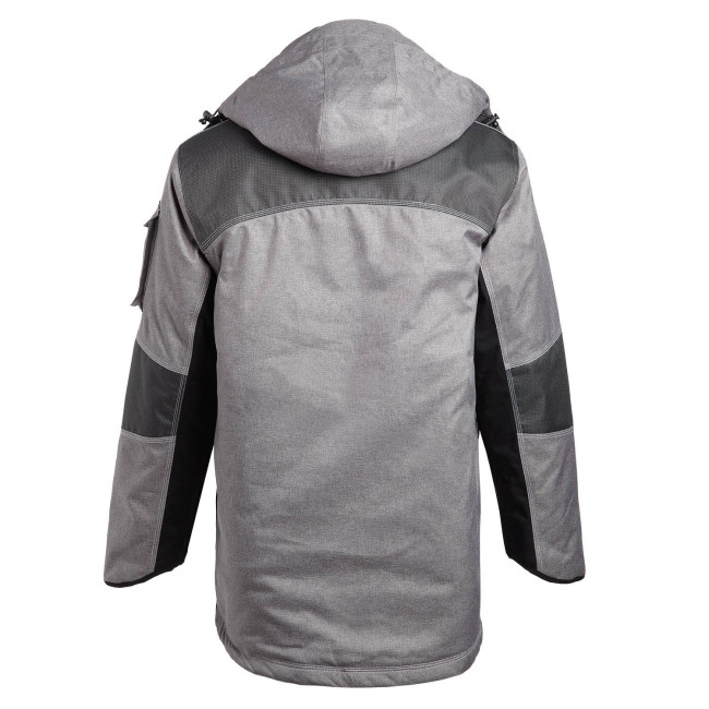 WERKPARKA GUILLAUMET GRIJS GEMÊLEERD / ZWART - NORTH WAYS