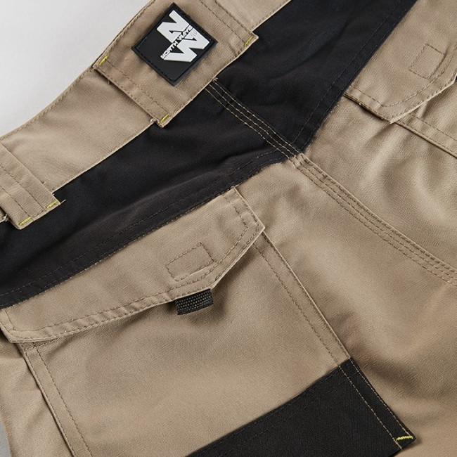 ARBEITSBERMUDAS HUGUES BEIGE / SCHWARZ - NORTH WAYS