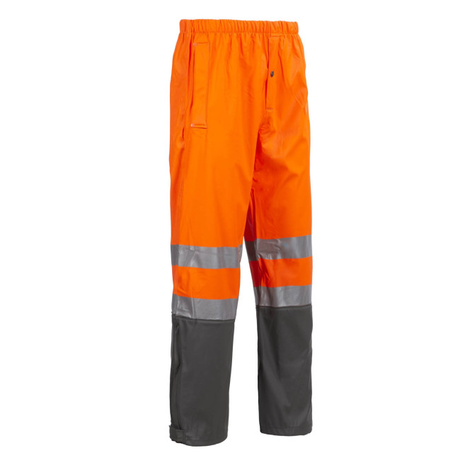 SPODNIE ROBOCZE HV GRIFFIS POMARAŃCZOWY FLUO - NORTH WAYS