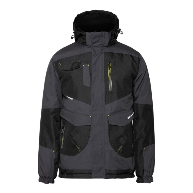 BLOUSON DE TRAVAIL LILIAN GRIS / NOIR - NORTH WAYS