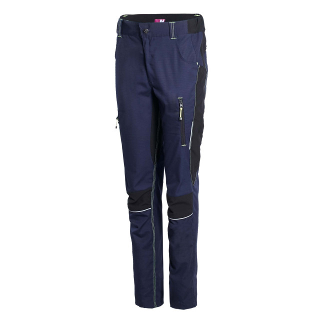 PANTALON DE TRAVAIL LUCIE MARINE / NOIR - NORTH WAYS