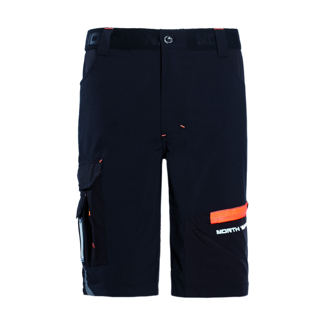 BERMUDA DE TRAVAIL HORN NOIR / ORANGE - NORTH WAYS
