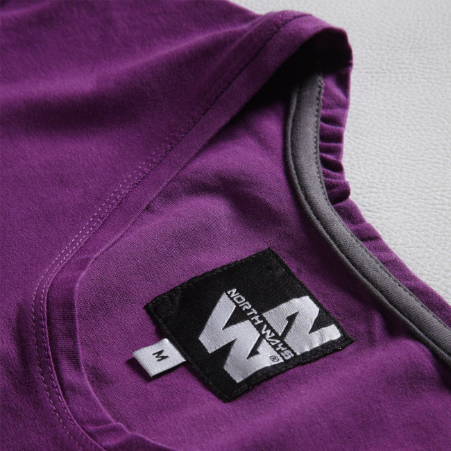 T-SHIRT MANCHES COURTES DE TRAVAIL ROMANE FUSHIA - NORTH WAYS