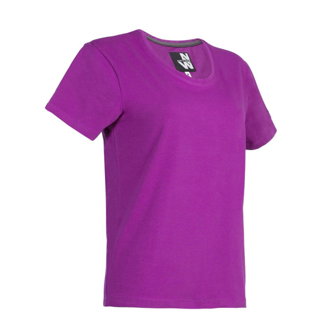 T-SHIRT MANCHES COURTES DE TRAVAIL ROMANE FUSHIA - NORTH WAYS