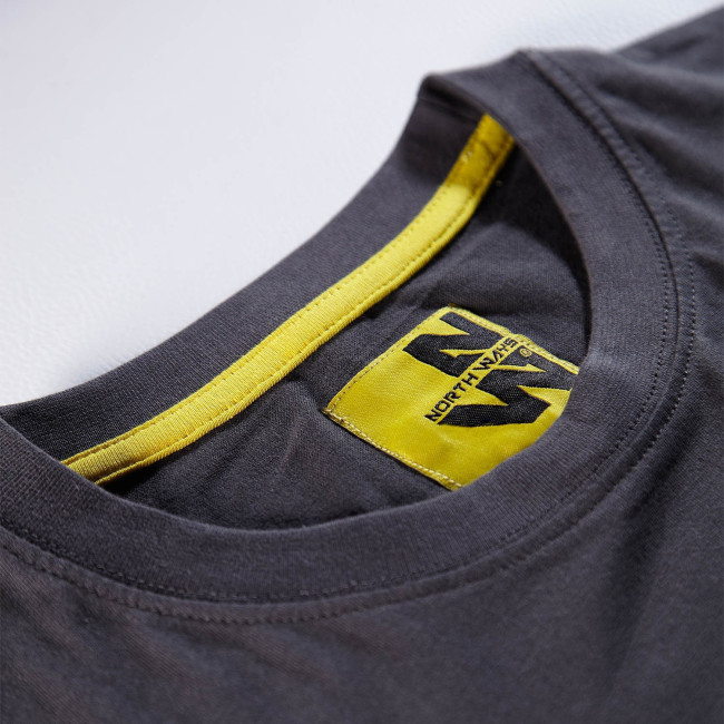 KURZARM-ARBEITSSHIRT DUCK GRAU - NORTH WAYS