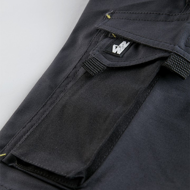 WERKSHORT HUGUES GRIJS / ZWART - NORTH WAYS