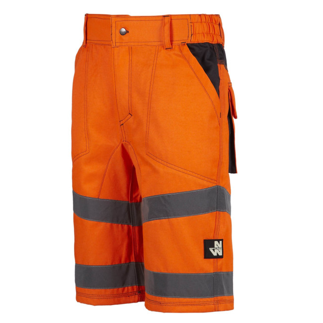 BERMUDA HV DE TRAVAIL ALDRIN ORANGE FLUO - NORTH WAYS