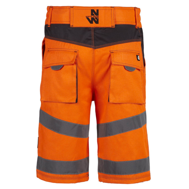 BERMUDA HV DE TRAVAIL ALDRIN ORANGE FLUO - NORTH WAYS