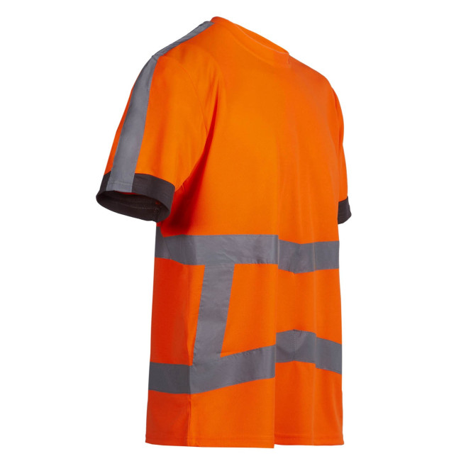 T-SHIRT KORTE MOUWEN HV WERKKLEDING ARMSTRONG FLUOR ORANJE - NORTH WAYS
