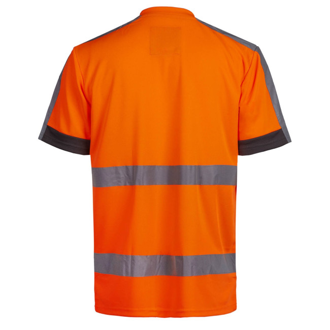 T-SHIRT KORTE MOUWEN HV WERKKLEDING ARMSTRONG FLUOR ORANJE - NORTH WAYS