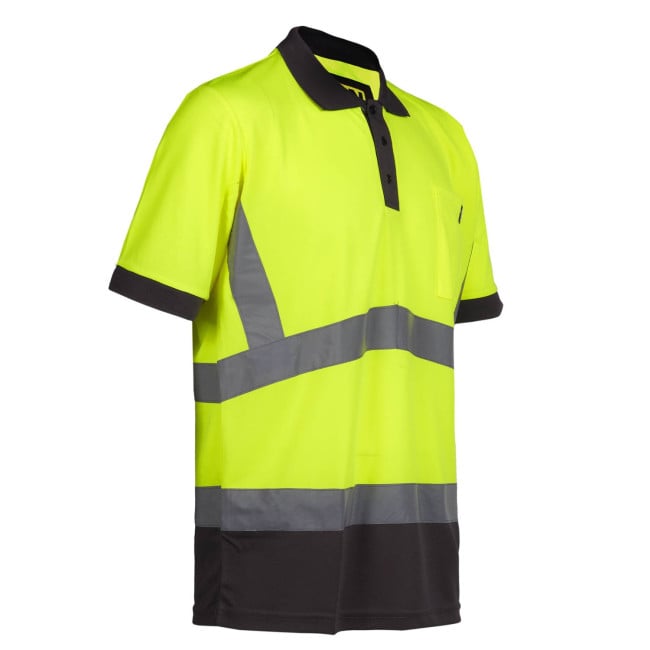 ARBEITS-WARNSCHUTZ-POLOSHIRT APOLLO GELB - NORTH WAYS