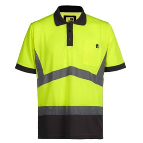 POLO HV DE TRAVAIL APOLLO JAUNE - NORTH WAYS