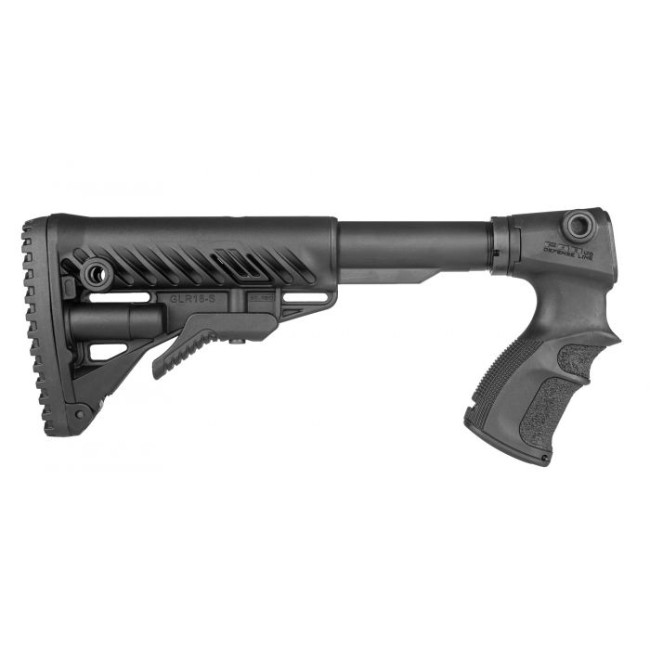 TELESCOPISCHE SCHOUDERLADE M4 VOOR 870 ZWART - FAB DEFENSE