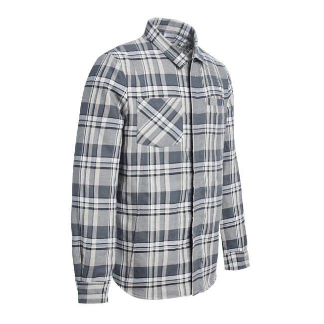CHEMISE MANCHES LONGUES DE TRAVAIL EXUPERY GRIS / BLEU - NORTH WAYS