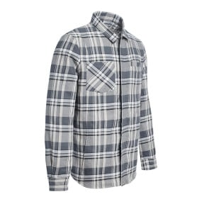 CHEMISE MANCHES LONGUES DE TRAVAIL EXUPERY GRIS / BLEU - NORTH WAYS