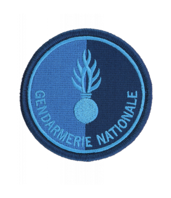 Ecusson Gendarmerie Nationale non agrée basse visibilité Bleu