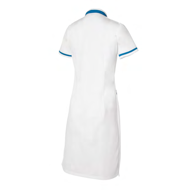 BLOUSE FEMME ANGELINA BLANC/BLEU HOPITAL - HASSON