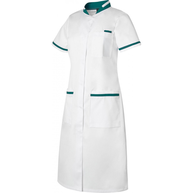 BLOUSE DAMES ANGELINA WIT/GROEN OPAAL - HASSON