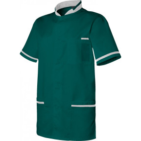 TUNIQUE HOMME ANGE VERT OPALE/BLANC - HASSON