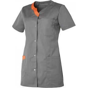 TUNIQUE FEMME ELOISE GRIS MOYEN/CORAIL - HASSON