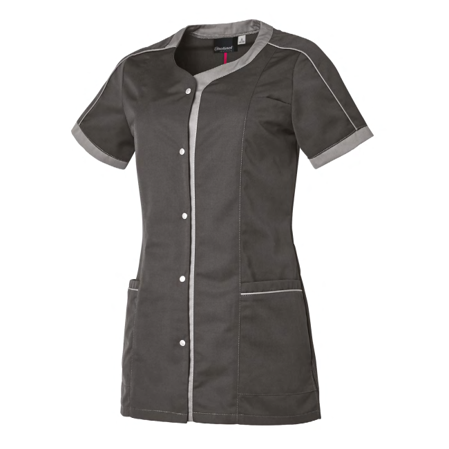 TUNIQUE FEMME LOU CHARBON/GRIS MOYEN - HASSON