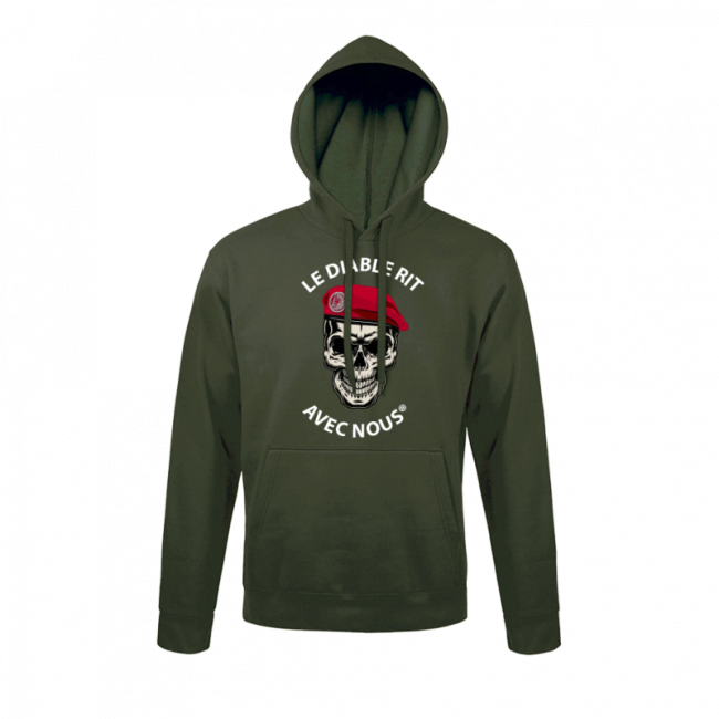 Grünes Para Sweatshirt - Der Teufel lacht mit uns