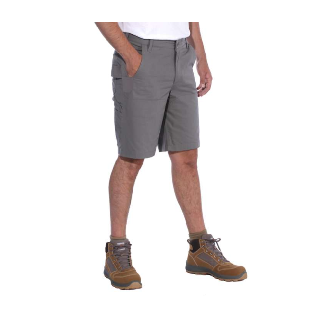 STEEL RF RELAXED FIT UTILITY WORK SHORT 104352 STL-STEEL