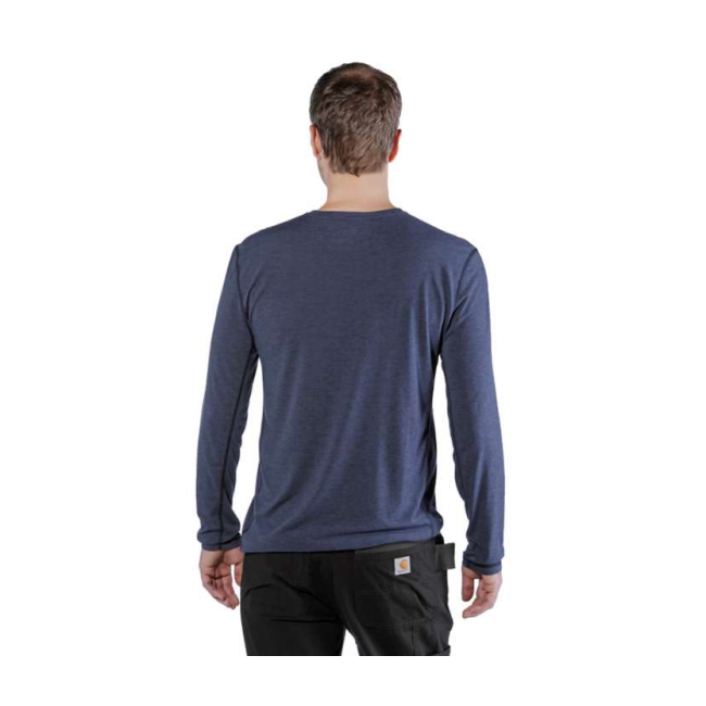 FORCE EXTREMES T-SHIRT L-S 102998 981-NAVY HEATHER