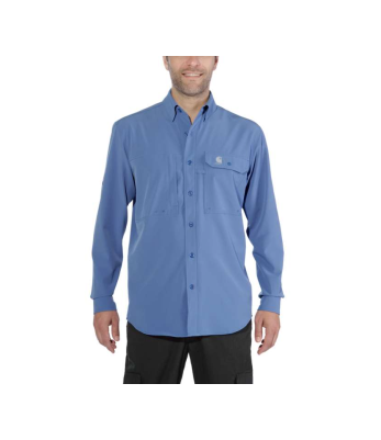 FORCE EXTREMES ANGLER SHIRT L-S 103011 445-FEDERAL BLUE