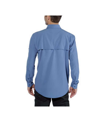 FORCE EXTREMES ANGLER SHIRT L-S 103011 445-FEDERAL BLUE