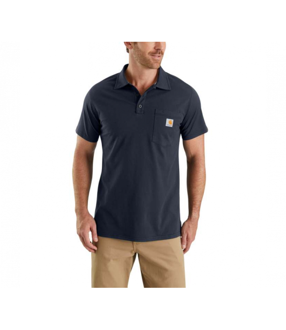 FORCE COTTON DELMONT POCKET POLO 103569 412-NVY-NAVY