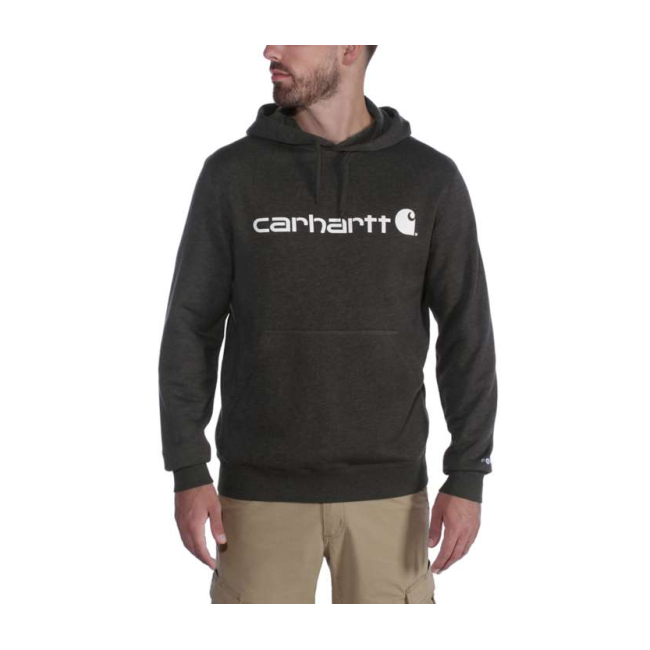 DELMONT GRAPHIC HOODED SWEATSHIRT 103873 013-BLACK HEATHER