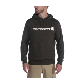 DELMONT GRAPHIC HOODED SWEATSHIRT 103873 013-ZWART GEMÊLEERD