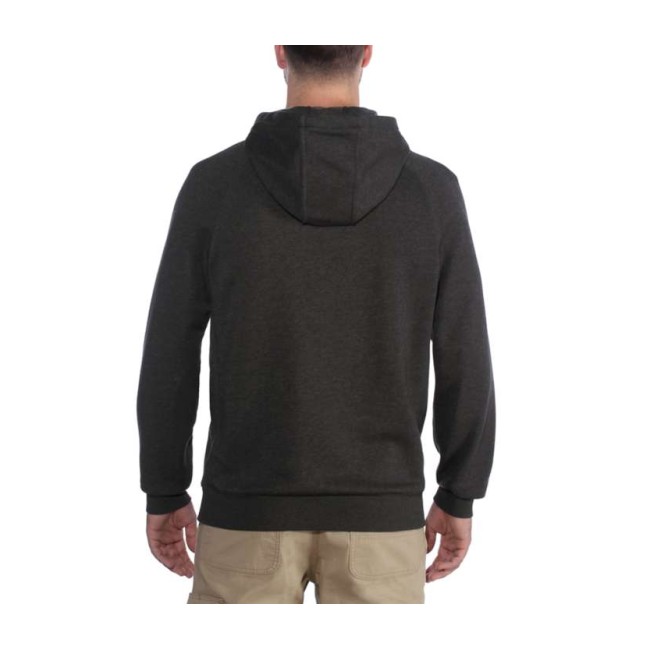 DELMONT GRAPHIC KAPUZENPULLOVER 103873 013-SCHWARZ MELIERT