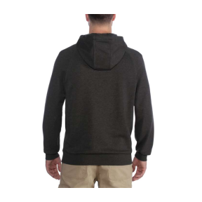 DELMONT GRAPHIC HOODED SWEATSHIRT 103873 013-BLACK HEATHER