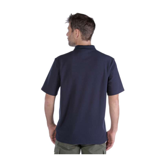 CONTRACTORS WORK POCKET POLO K570 412-MAR-MARINEBLAUW